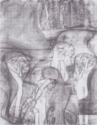 Painted Composition Draft for Jurisprudence